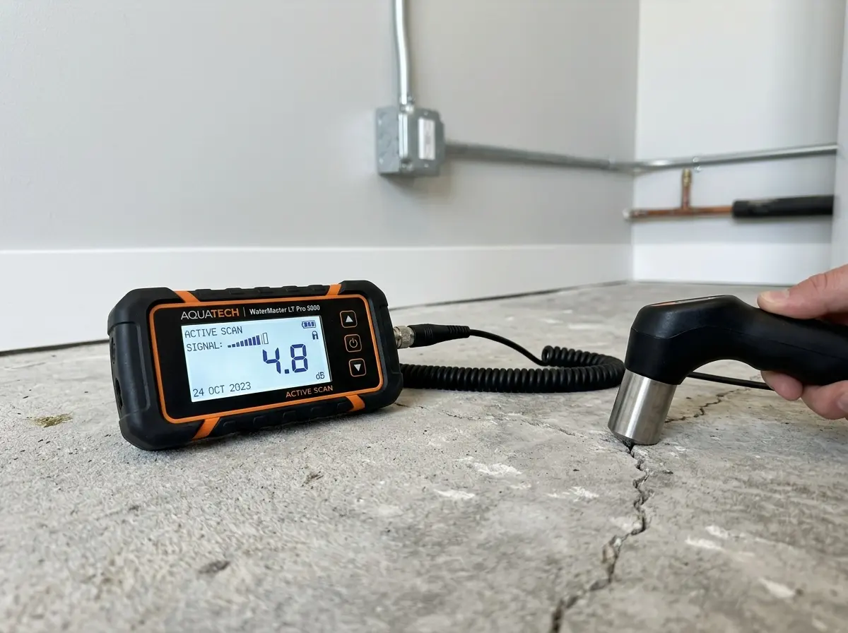 Professional leak detection services