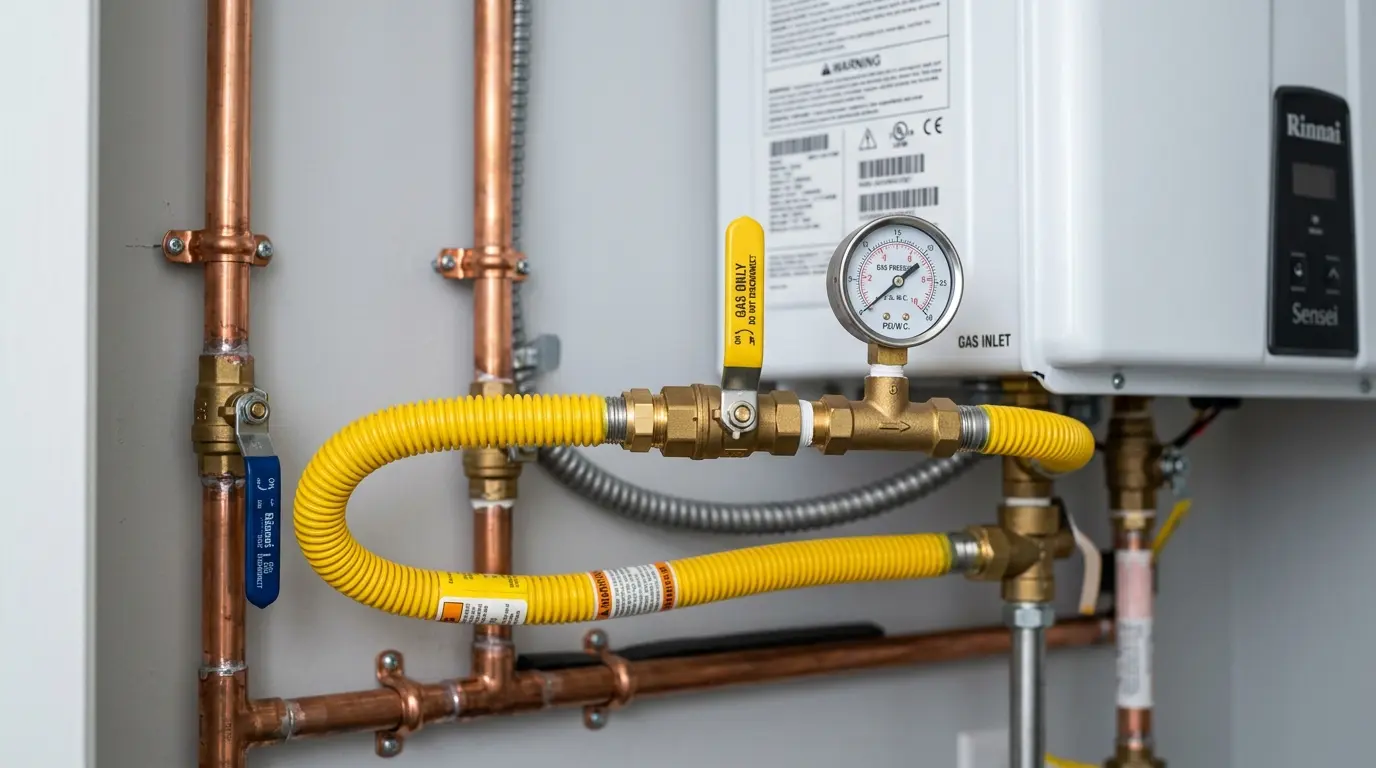 Professional gas line repair & installation services